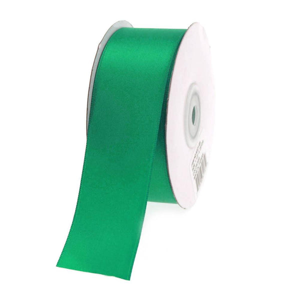 Double Faced Satin Ribbon, 1-1/2-Inch, 25-Yard Emerald Green