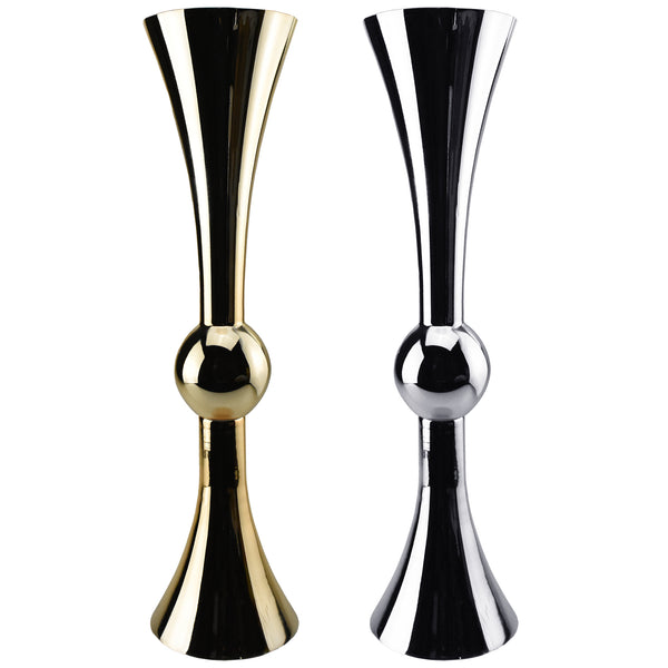 Reversible Latour Trumpet Vase, 30-Inch x 7-Inch