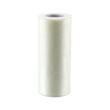 Sheer Organza Solid Color Tulle Roll, 6-Inch, 25-Yard