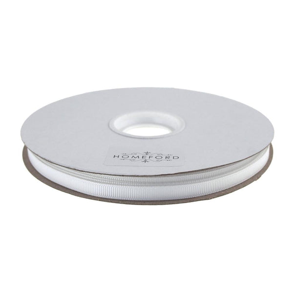 Solid Grosgrain Ribbon, 1/4-Inch, 50-Yard, White