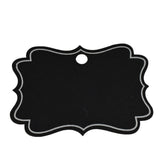 Chalkboard Bracket Tags, 3-1/4-Inch x 2-1/4-Inch, 4-Count