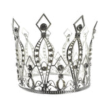 Rhinestone Accents Alloy Crown, 5-1/2-Inch