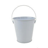 Party Decor Tin Pail with Handle, 4-1/2-Inch