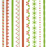Christmas Border Strip Stickers, 11-1/2-Inch, 9-Piece