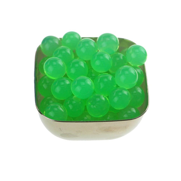 Water Beads Jelly Balls Vase Filler, Large, 10-Gram, Apple Green