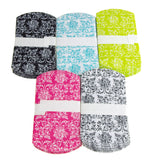 Damask Print Pillow Boxes Favors, 3-Inch, 12-Piece