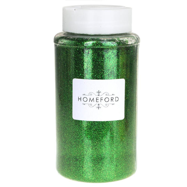 Fine Glitter Bottle, 1-Pound BULK, Green