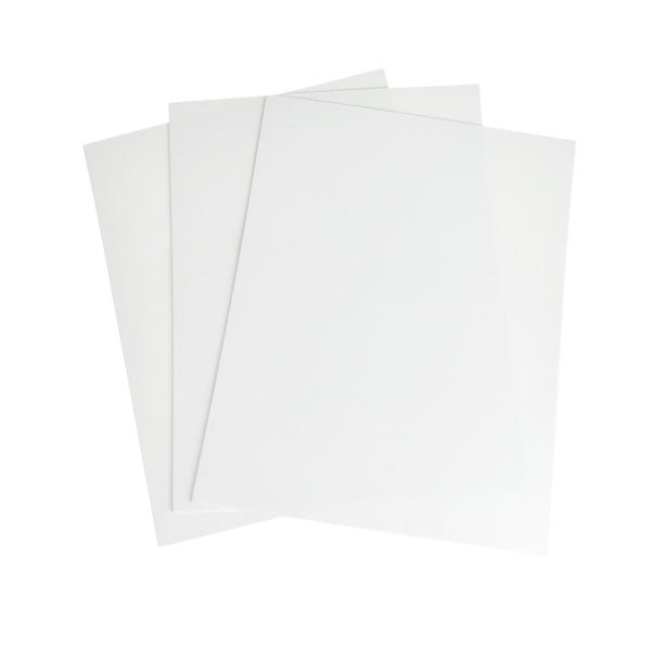Plain EVA Foam Sheet, 9-Inch x 12-Inch, 3-Piece, White