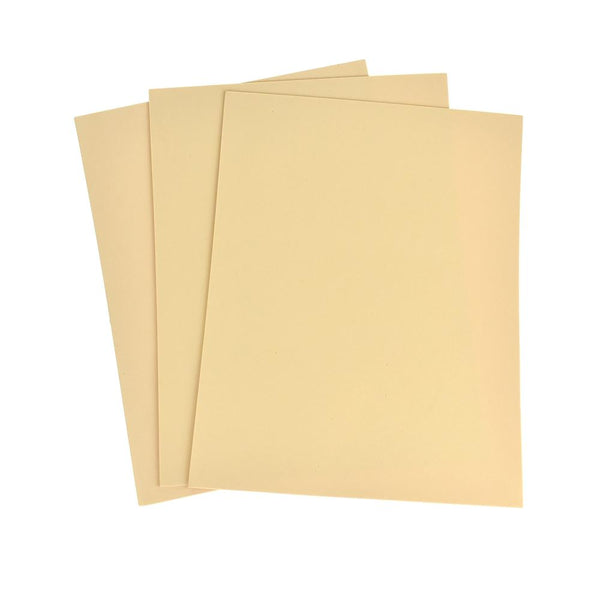 Plain EVA Foam Sheet, 9-Inch x 12-Inch, 3-Piece, Natural