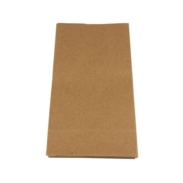 Solid Color Paper Treat Bags, 9-1/2-Inch x 5-Inch, 12-Piece, Natural