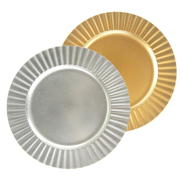 Plastic Round Charger Plate, 13-Inch, 1-Count