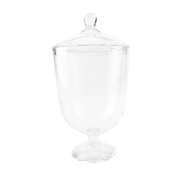 Clear Acrylic Tapered Apothecary Candy Jar, 11-3/4-Inch