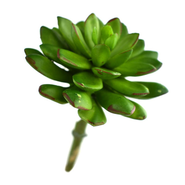 Artificial Wax Agave Succulent Pick, Green, 6-1/2-Inch