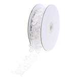 Flower Crochet Trim Ribbon, 1-Inch, 5 Yards