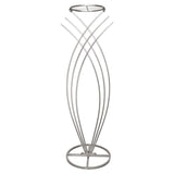 Metallic Wire Mermaid Tail Stand, 42-Inch