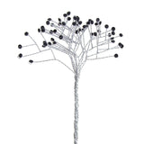 Crystal Rhinestone Spray Branch, 7-1/2-Inch, 12-Count