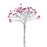 Crystal Rhinestone Spray Branch, 7-1/2-Inch, 12-Count