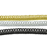 Metallic Craft Fabric Trimming, 3/4-Inch, 15-Yard