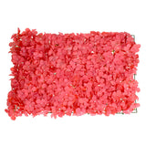 Artificial Hydrangea Flower Mat, 24-Inch, Coral