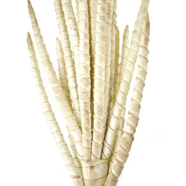 Artificial Foam Bamboo Willow Wired Bush, Beige, 27-Inch