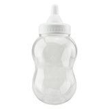 Milk Bottle Baby Shower Container, 15-Inch - White