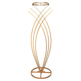 Metallic Wire Mermaid Tail Stand, 42-Inch