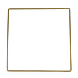 Metal Square Macrame Ring, Gold/Silver, 12-Inch, 2-Piece