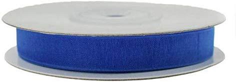 Sheer Organza Ribbon, 3/8-inch, 25-yard, Royal Blue