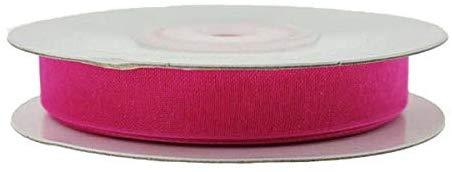 Sheer Organza Ribbon, 3/8-inch, 25-yard, Hot Pink
