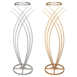 Metallic Wire Mermaid Tail Stand, 42-Inch