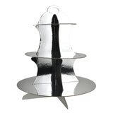 Scalloped Edge 3-Tier Treat Stand, 14-Inch