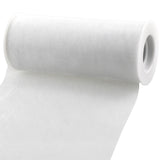 Sheer Organza Solid Color Tulle Roll, 6-Inch, 25-Yard