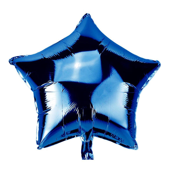 Star Shape Metallic Foil Balloon, 20-Inch, Royal Blue