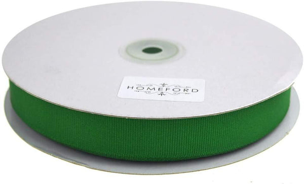 Solid Grosgrain Ribbon, 5/8-Inch, 50 Yards, Emerald Green