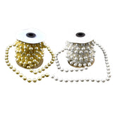 Acrylic Pearl Strand, 2/5-Inch, 6-Yard
