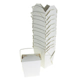 Take Out Boxes with Wire Handle, 4-Inch, 12-Count