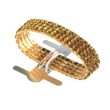 Corsage Wristlet with Rhinestone Band, 1/2-Inch