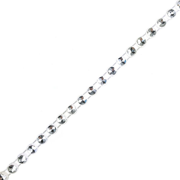 Bead Rhinestone Trim Strand, 5mm, 10-Yards