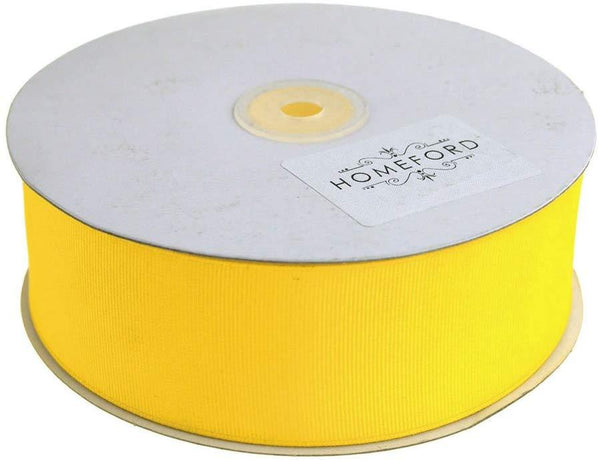 Solid Grosgrain Ribbon, 1-1/2-Inch, 50 Yards, Canary Yellow