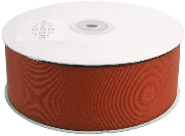 Solid Grosgrain Ribbon, 1-1/2-Inch, 50 Yards, Rust
