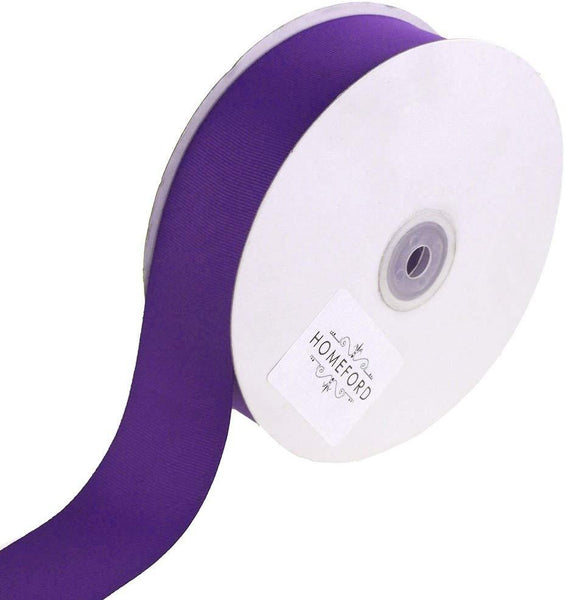 Solid Grosgrain Ribbon, 7/8-Inch, 50 Yards, Purple
