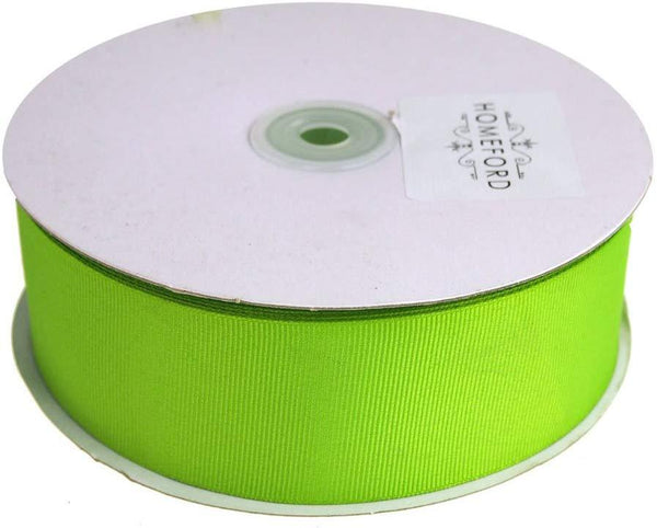Solid Grosgrain Ribbon, 1-1/2-Inch, 50 Yards, Apple Green