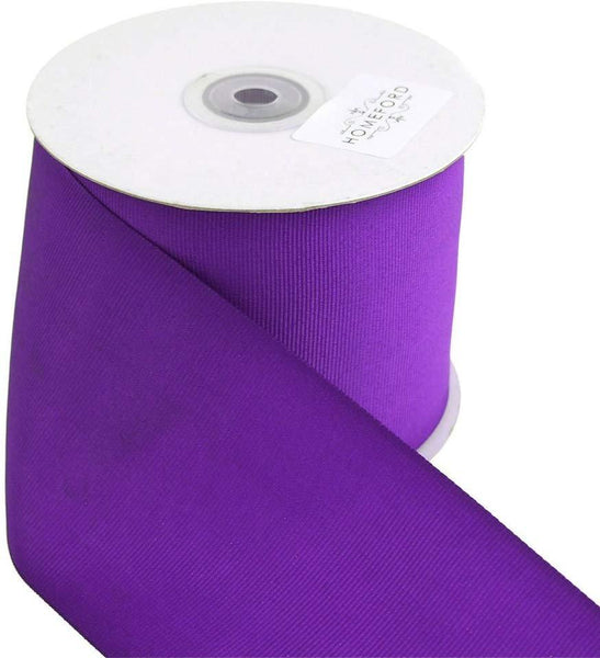 Solid Grosgrain Ribbon, 3-Inch, 25 Yards, Purple