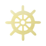DIY Nautical Wheel Craft Wood Shapes, 3-1/8-Inch, 12-Count