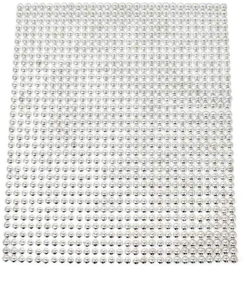Pearl Stud Sticker Sheet, White, 8mm