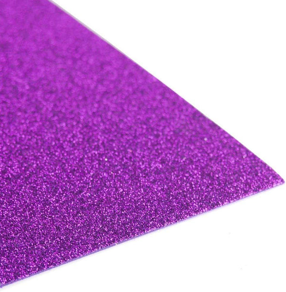 Glitter EVA Foam Sheet, 9-1/2-Inch x 12-Inch, 10-Piece, Purple