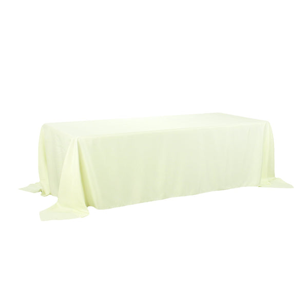 Rectangular Polyester Tablecloth, 90-Inch by 132-Inch