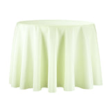 Round Polyester Tablecloth, 90-Inch