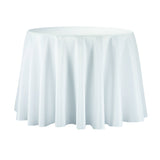 Round Polyester Tablecloth, 90-Inch