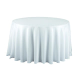 Round Polyester Tablecloth, 108-Inch